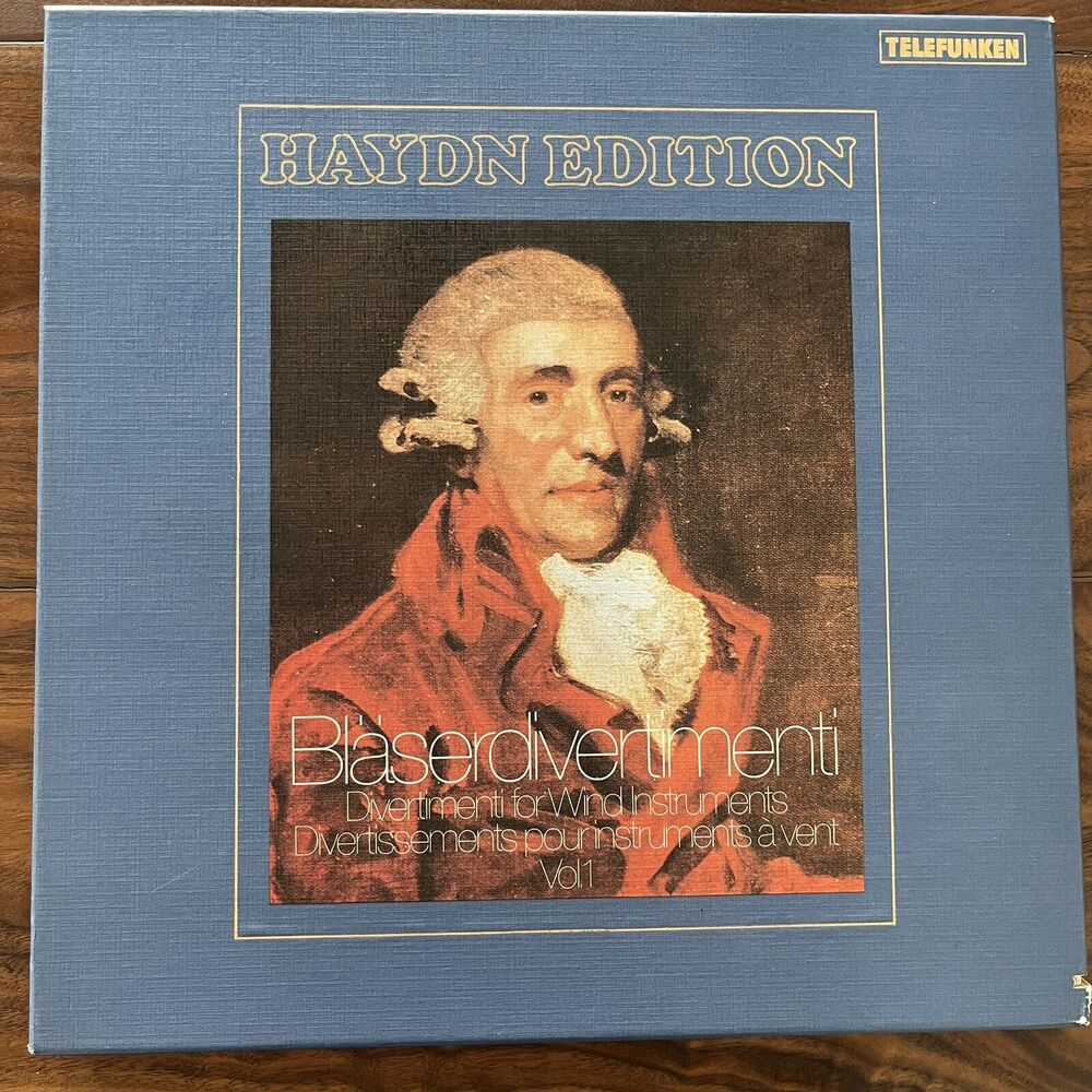 Haydn Edition Bläserdivertimenti Divertimenti for Wind Instruments Vol. 1 4xLP